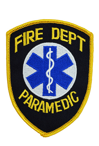 Patch worn by Fire Department paramedic.