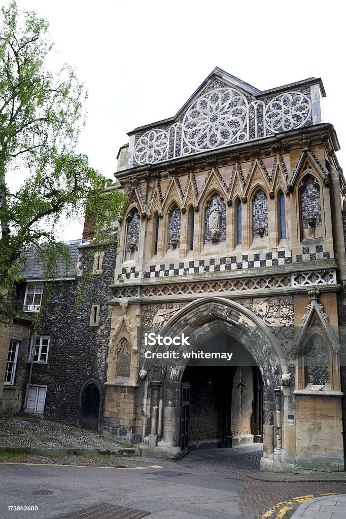 St Ethelbert's ворота, Норидж Собор - Стоковые фото Англия роялти-фри