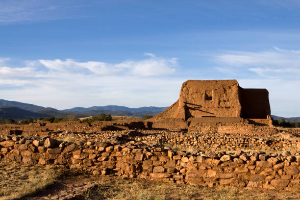istock Walls and Spanish Mission, Pecos Ruins NM 173842800