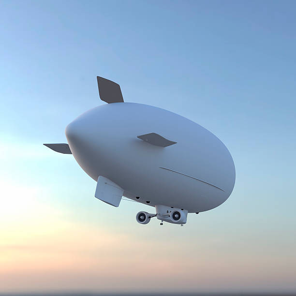 dirigible - globo-dirigible fotografías e imágenes de stock