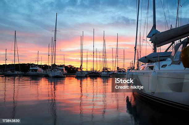 Harbor Bei Sonnenuntergang Stockfoto und mehr Bilder von Porquerolles - Porquerolles, Sommer, Abenddämmerung