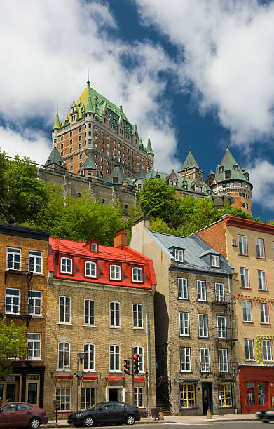 istock Quebec city and the Chateau Frontenac hotel 173843994