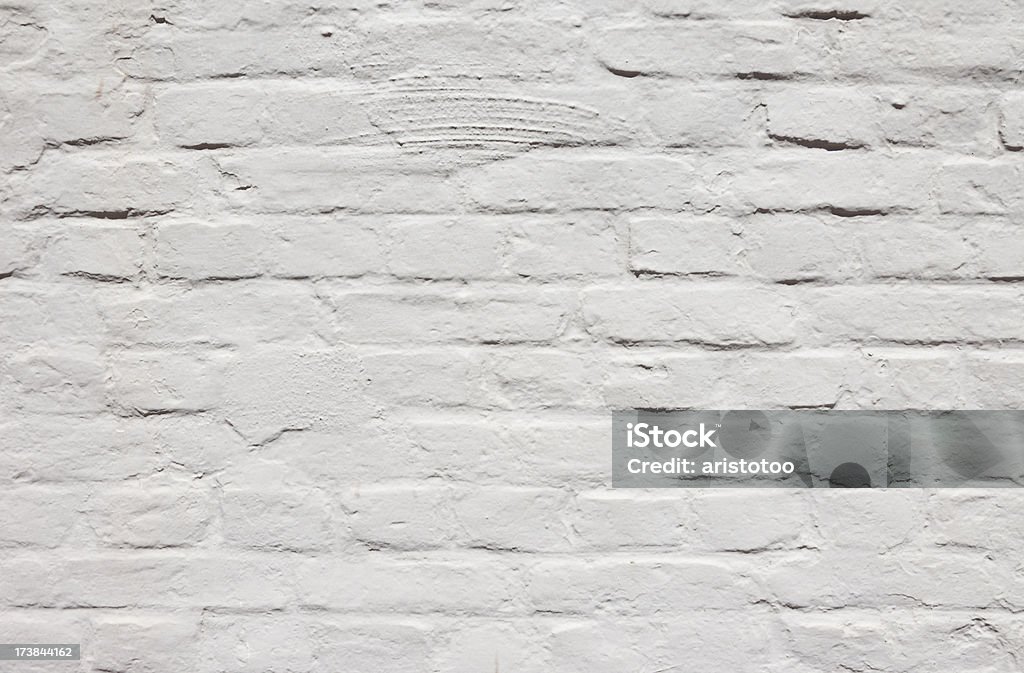 Muro di mattoni - Foto stock royalty-free di Bianco