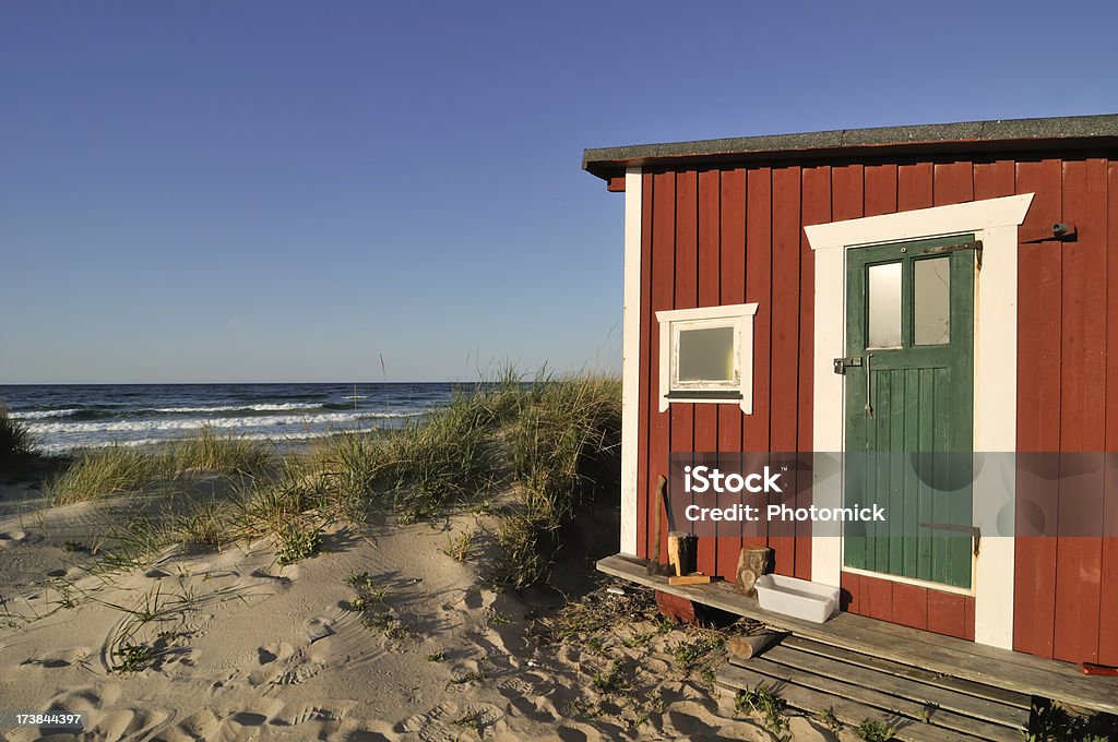 Cabañas en la playa - Foto de stock de Chalet libre de derechos