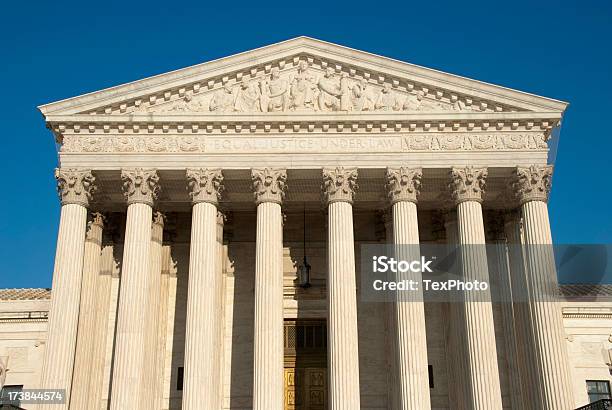 Stati Uniti Supreme Corte - Fotografie stock e altre immagini di Architettura - Architettura, Bilancia della Giustizia, Capitali internazionali