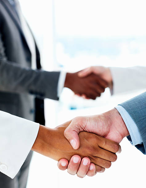 istock Team of business people shaking hands 173845857