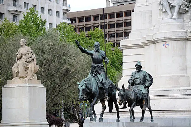 Photo of Don Quixote and Sancho Panza