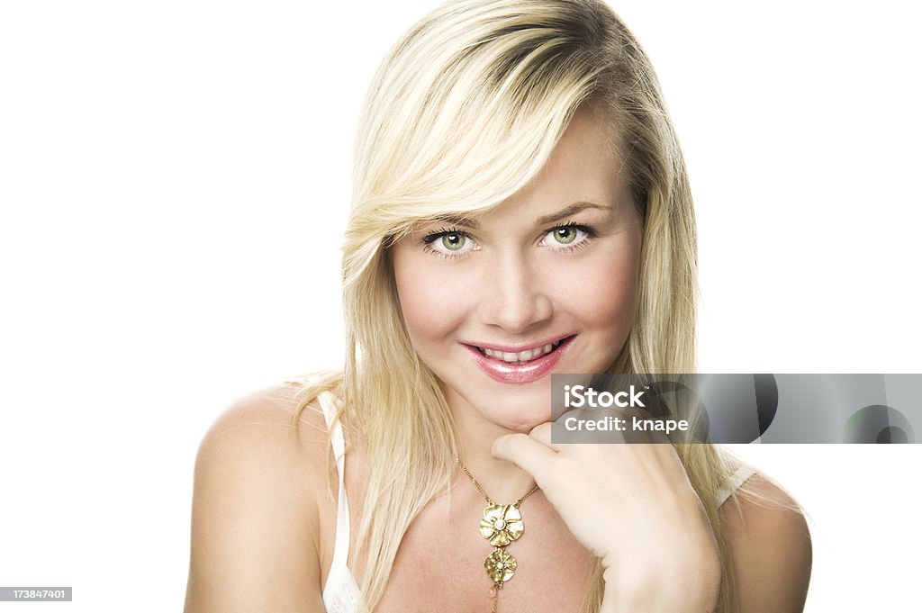 Feliz mulher sorridente - Foto de stock de 20-24 Anos royalty-free