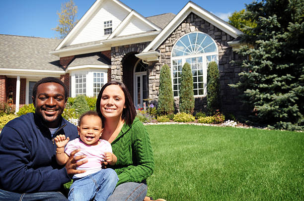 Young Family with New Home