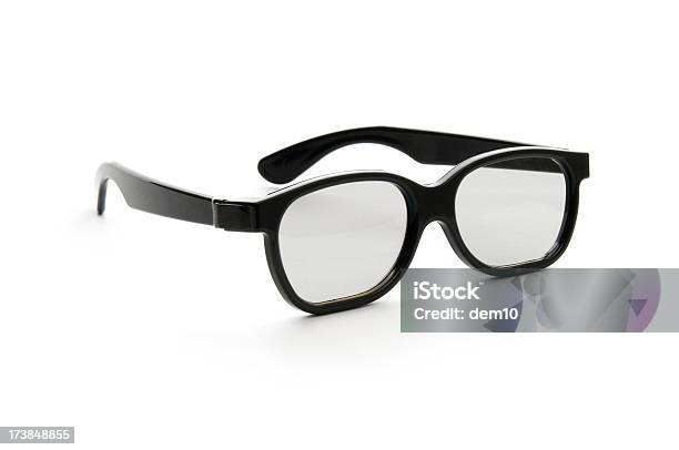 Gafas Foto de stock y más banco de imágenes de Anticuado - Anticuado, Color negro, Fondo blanco