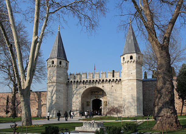 Topkapi Palace The gate of Topkapi Palace in Istanbul/Turkey. topkapi palace stock pictures, royalty-free photos & images