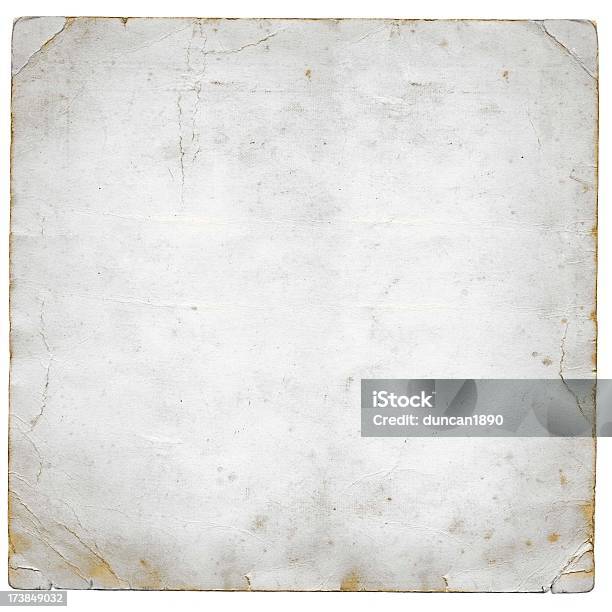 Grunge White Paper Stock Photo - Download Image Now - Textured, Textured Effect, Paper