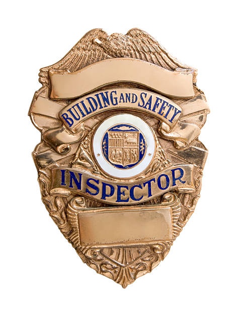 istock Building and Safety Inspector's Badge 173849312