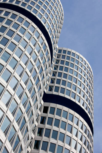 istock Modern German Skyscraper Office Building Exterior, Munich Germany 173849608