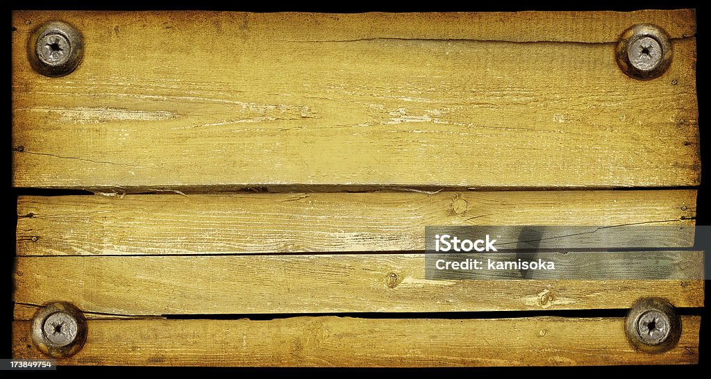 Signboard de madera - Foto de stock de Anticuado libre de derechos