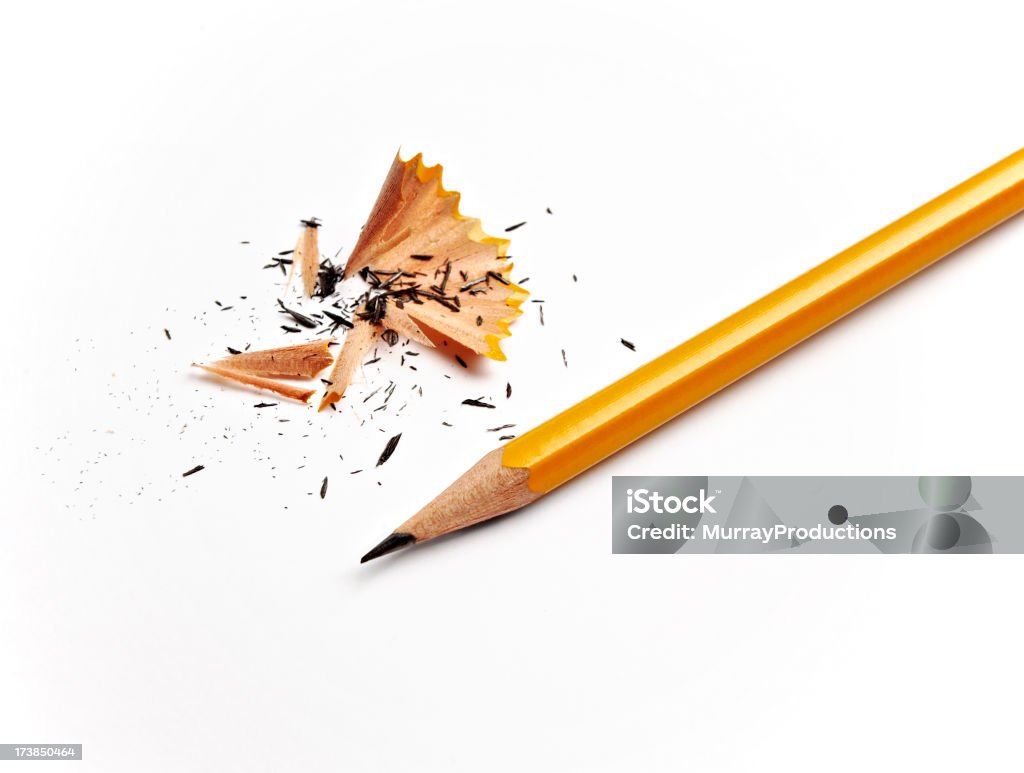 Sharpened Pencil A newly sharpened pencil. Pencil Stock Photo