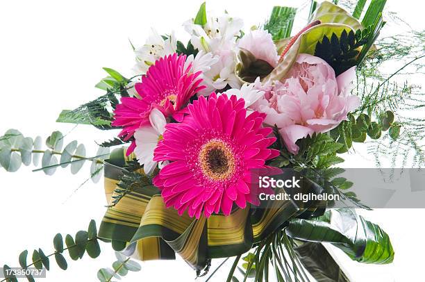 Flower Bouquet Isolated On White Stock Photo - Download Image Now - Beauty In Nature, Botany, Bouquet