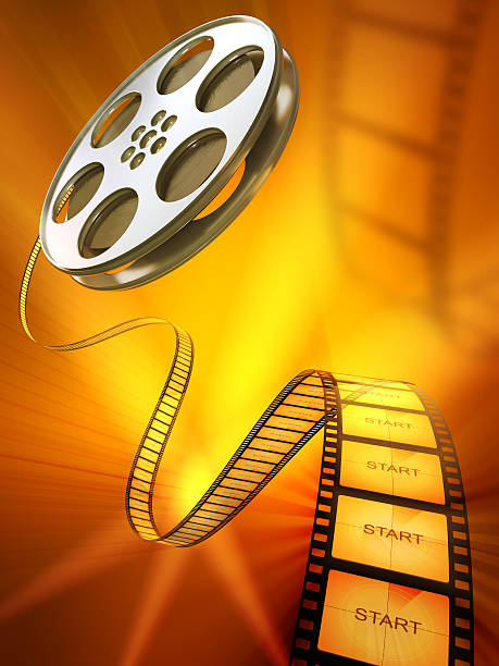 istock Film reel with background 173850766