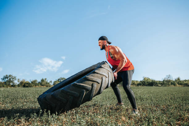 istock Caucasian Male Doing Workout Outdoors 1738519401