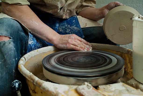 istock Young Artist spinning Bowl 173852141