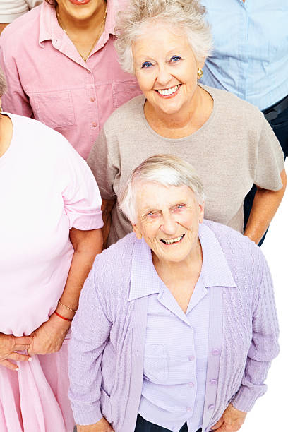 istock Cheerful group of senior women 173852875