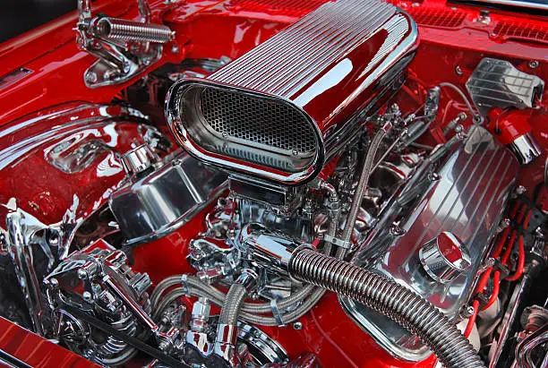 Photo of Chromed V8 Motor