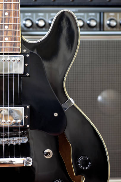 istock Hollow Body Guitar And Amp 173854083