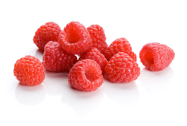 Raspberries stock photo