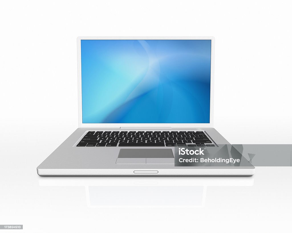 Computadora portátil en blanco, XL - Foto de stock de Abstracto libre de derechos