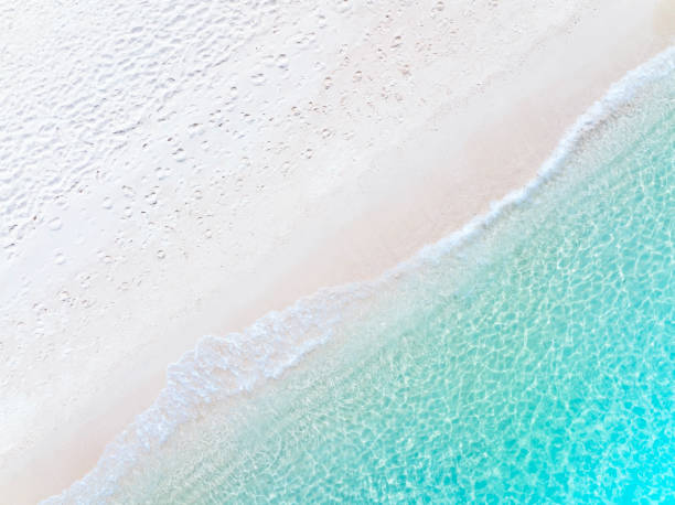 istock Beach Wave water in the Tropical summer beach with  sandy beach background 1738563478