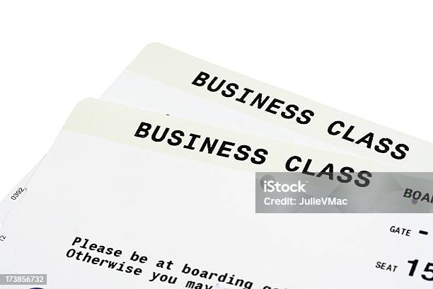 Bilety Na Loty W Klasie Biznes - zdjęcia stockowe i więcej obrazów Białe tło - Białe tło, Bilet, Biznes