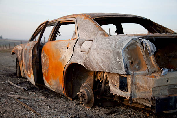 istock Burnt Car Wreck Stolen Totaled Crashed 173856789