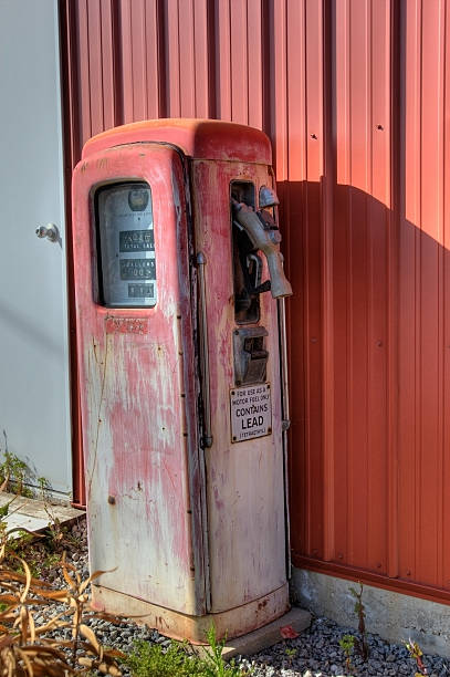 istock Old disused gas pump 173856898