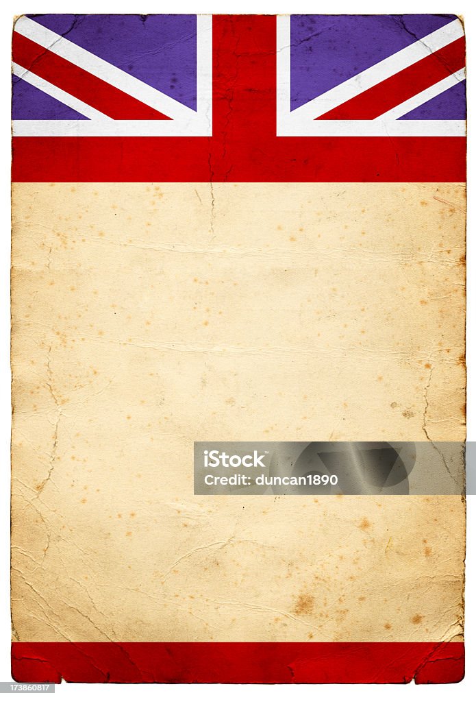 British Union Jack papel - Foto de stock de Acabado royalty-free