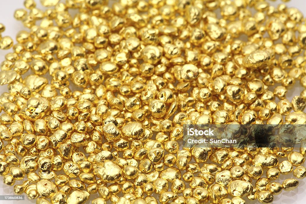 Schöne Gold-Grain-Leder - Lizenzfrei Erz Stock-Foto