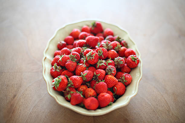 Strawberries stock photo