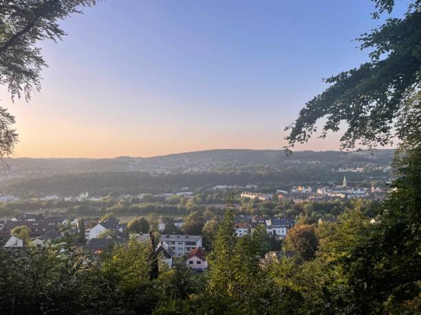 istock Beautiful sunset scenery on a hiking trail 1738620057