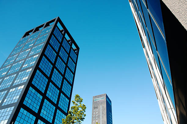 istock Cityscape with large office buildings 173862486