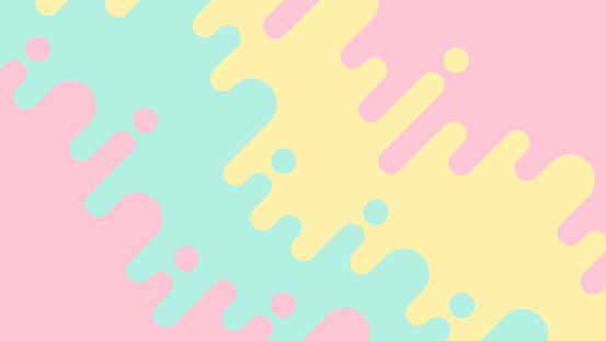 Background illustration of colorful wavy lines rising to the right