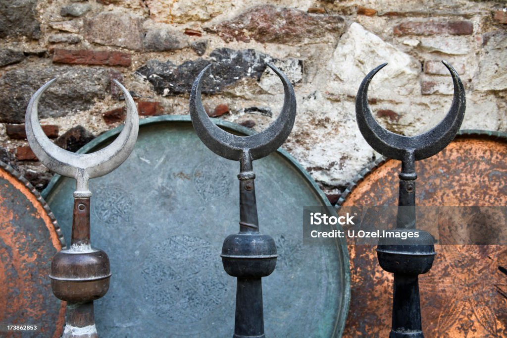 Kupfer-Halbmond - Lizenzfrei Architektonisches Detail Stock-Foto