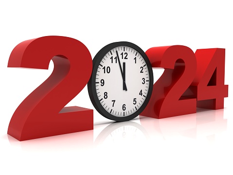 New year 2024 time clock deadline