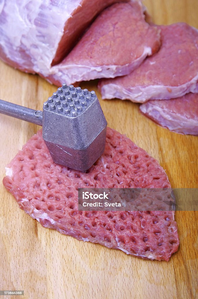Raw carne - Foto de stock de Bater royalty-free