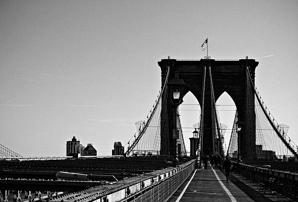 puente de brooklyn - ny01 fotografías e imágenes de stock