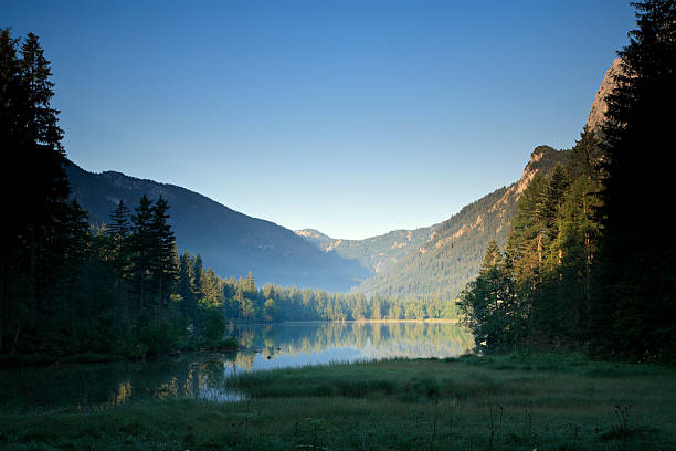 istock Mountain Lake at Dawn 173864531