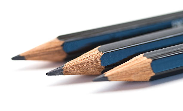 Graphic Pencils Macro stock photo
