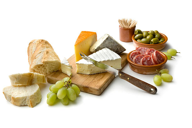 istock Cheese: Brie, Sausage, Grapes and Olives 173865663