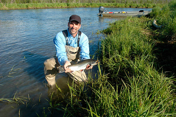 istock Happy Fisherman in Alaska 173866509