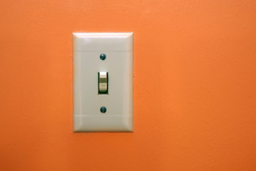 Simple Light Switch on Color WallSimilar Images