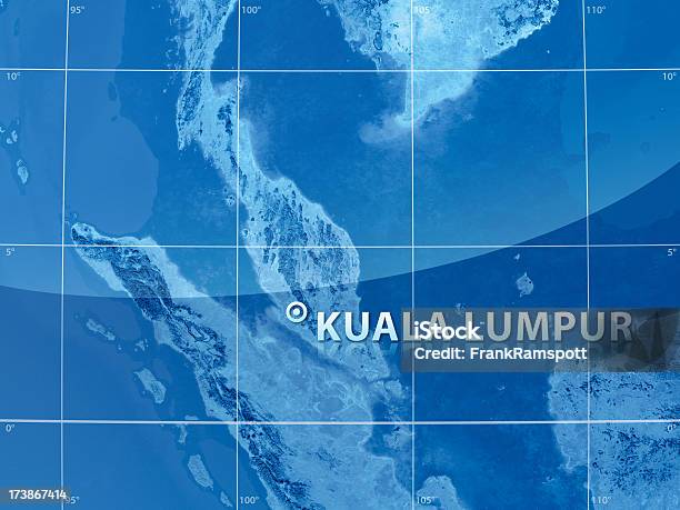 Mundo De La Ciudad De Kuala Lumpur Foto de stock y más banco de imágenes de Kuala Lumpur - Kuala Lumpur, Malasia, Mapa topográfico - Cartografía