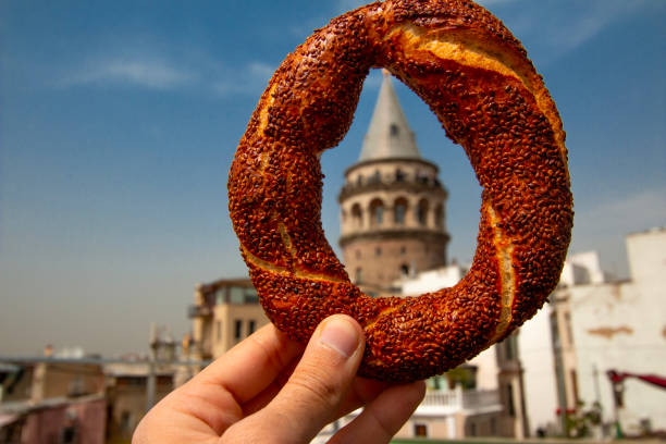 istock Galata Tower, together with other structures in Istanbul, can be seen from inside the bagel. 1738686778